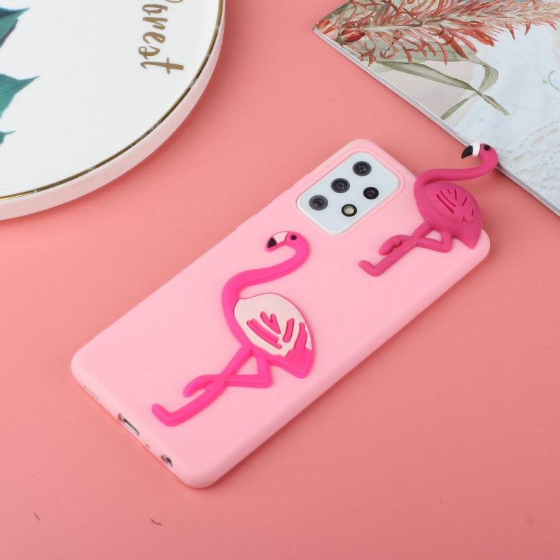 Handyhülle Für Samsung Galaxy A33 5G 3d-flamingo