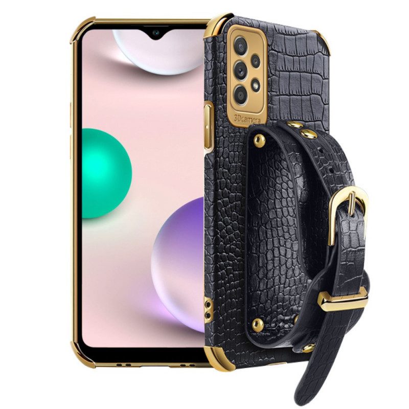 Handyhülle Für Samsung Galaxy A33 5G Kroko-armband