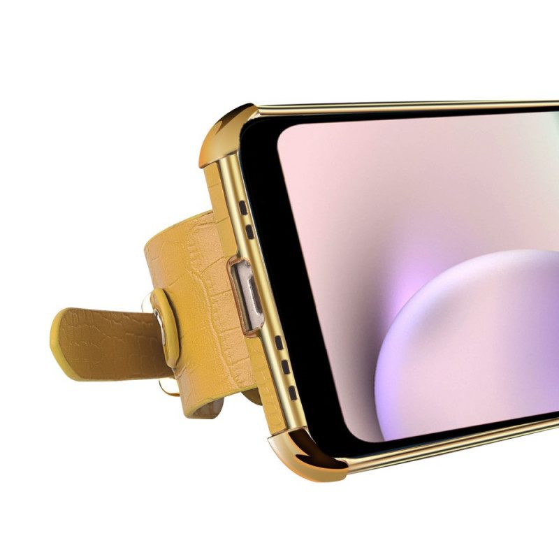 Handyhülle Für Samsung Galaxy A33 5G Kroko-armband