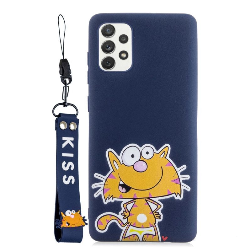 Hülle Für Samsung Galaxy A33 5G Cartoon Mit Schlüsselband