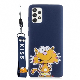 Hülle Für Samsung Galaxy A33 5G Cartoon Mit Schlüsselband