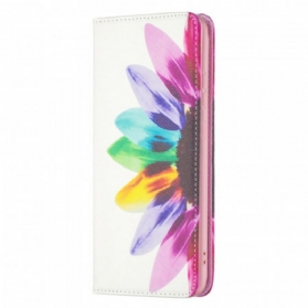 Schutzhülle Für Samsung Galaxy A33 5G Flip Case Aquarellblume