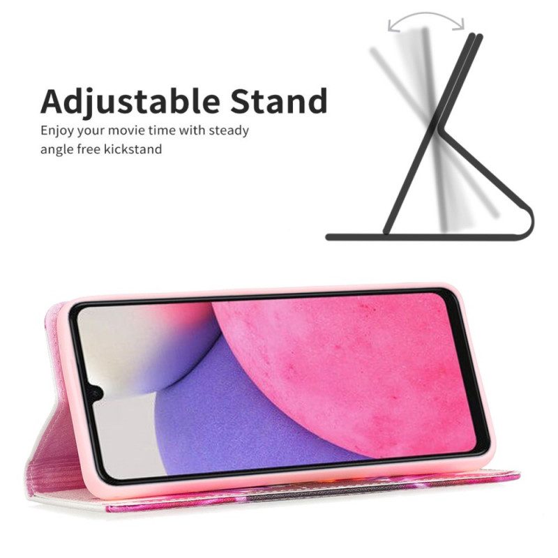 Schutzhülle Für Samsung Galaxy A33 5G Flip Case Aquarellblume