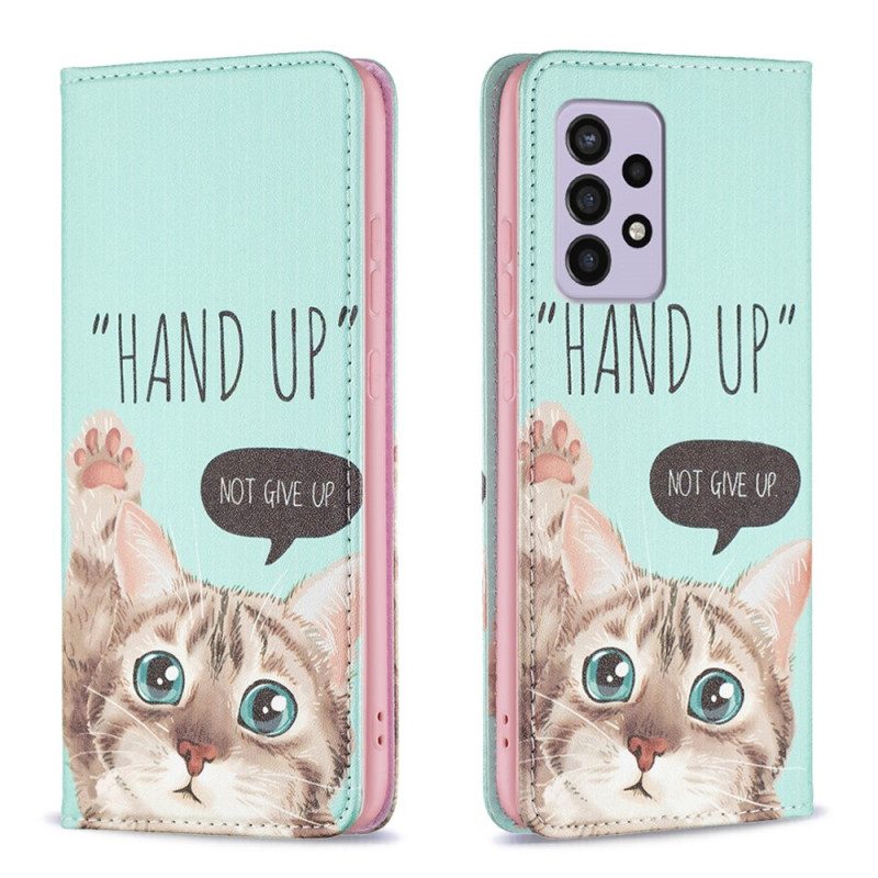 Schutzhülle Für Samsung Galaxy A33 5G Flip Case Hand-up