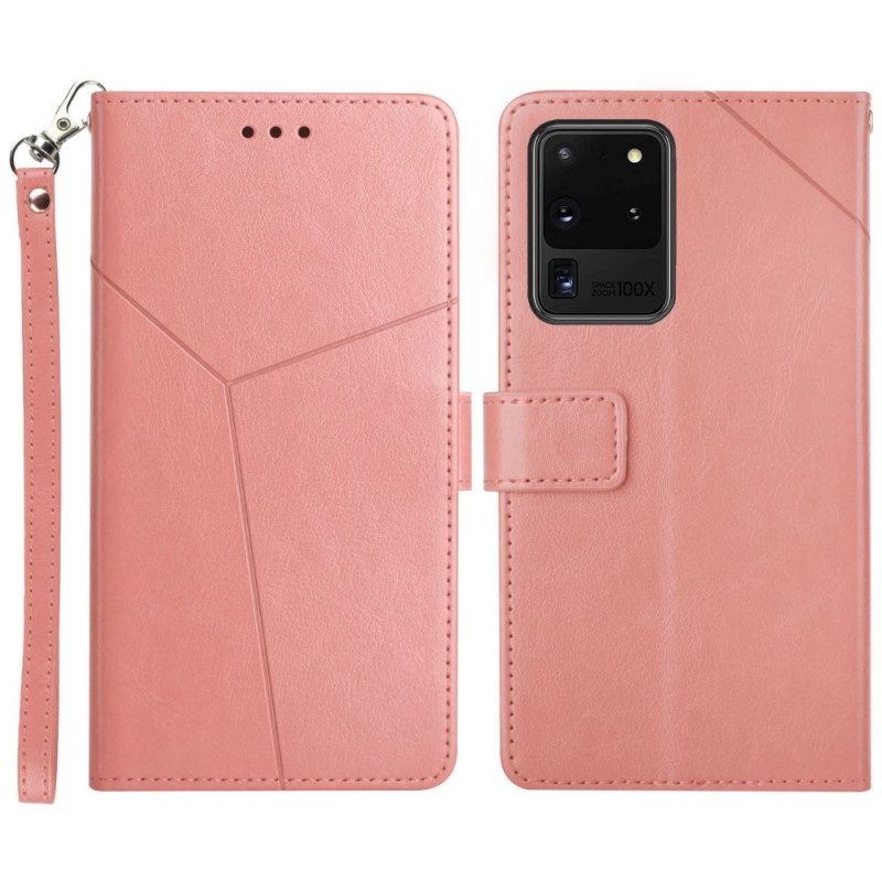 Flip Case Für Samsung Galaxy S20 Ultra Stil Leder Geo Y Design