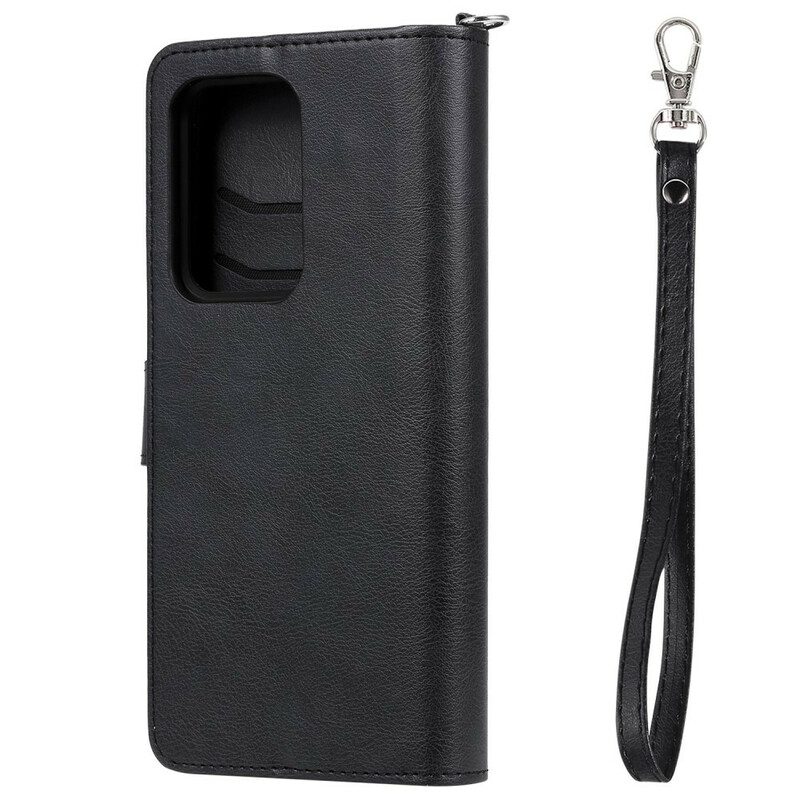 Hülle Flip Case Für Samsung Galaxy S20 Ultra Brieftasche Abnehmbare Geldbörse