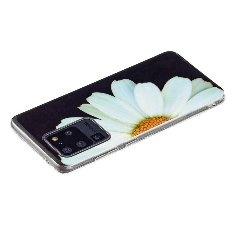 Hülle Für Samsung Galaxy S20 Ultra Fluoreszierende Blumenserie