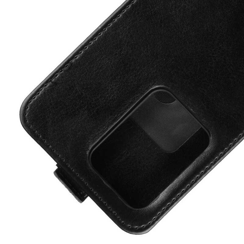 Lederhüllen Für Samsung Galaxy S20 Ultra Flip Case Faltender Ledereffekt