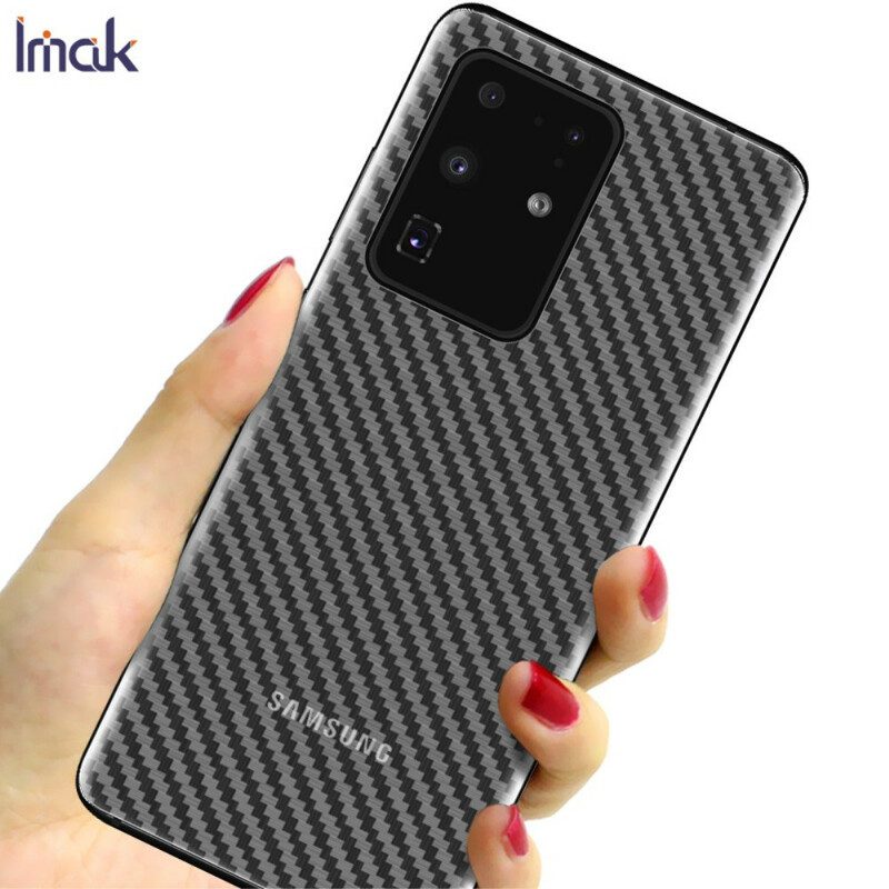 Rückseitenfolie Für Samsung Galaxy S20 Ultra Style Carbon Imak