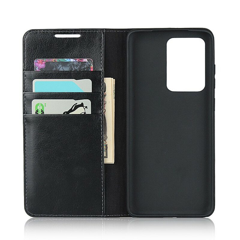 Schutzhülle Für Samsung Galaxy S20 Ultra Flip Case Echtes Leder