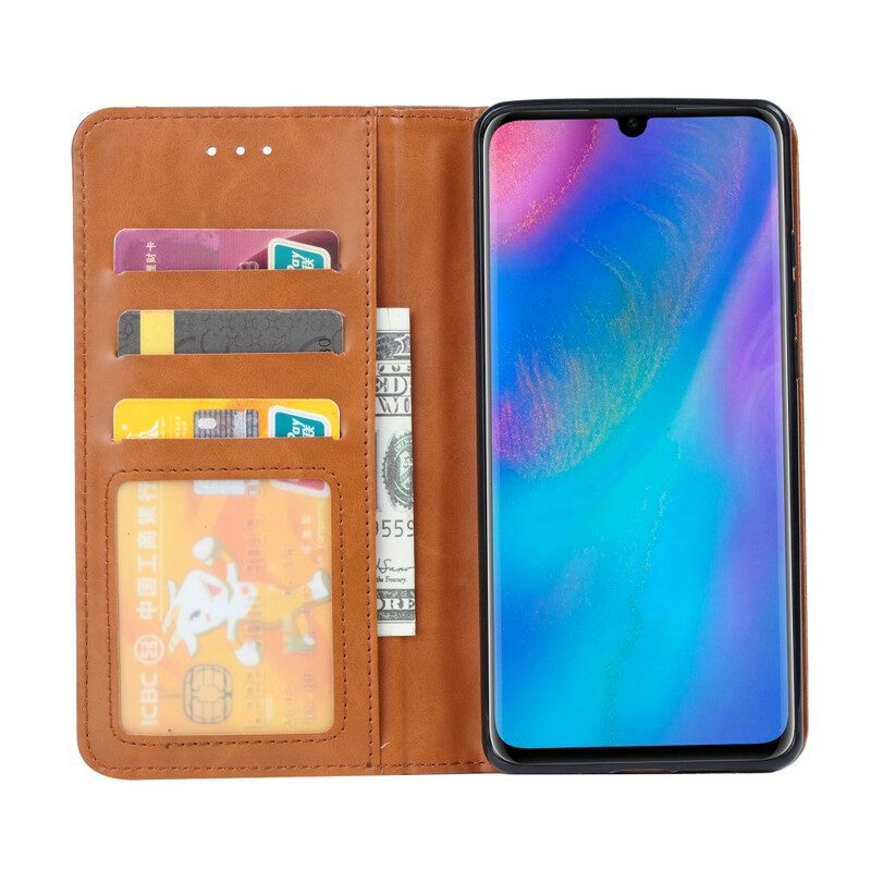 Schutzhülle Für Samsung Galaxy S20 Ultra Flip Case Kartenhalter Aus Kunstleder