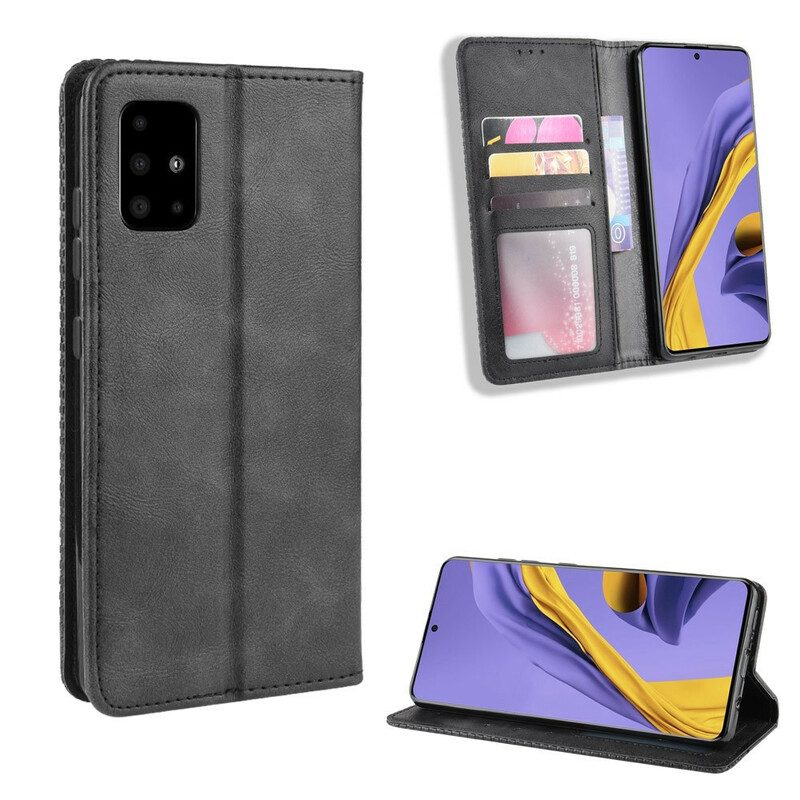 Schutzhülle Für Samsung Galaxy S20 Ultra Flip Case Stilisierter Vintage-ledereffekt