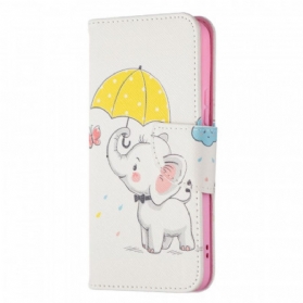 Flip Case Für Samsung Galaxy S22 5G Baby Elefant