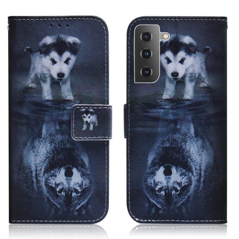 Flip Case Für Samsung Galaxy S22 5G Ernesto Der Wolf