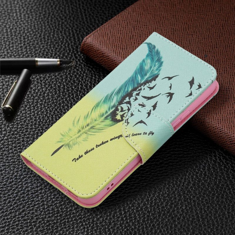 Flip Case Für Samsung Galaxy S22 5G Fliegen Lernen