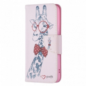 Flip Case Für Samsung Galaxy S22 5G Kluge Giraffe