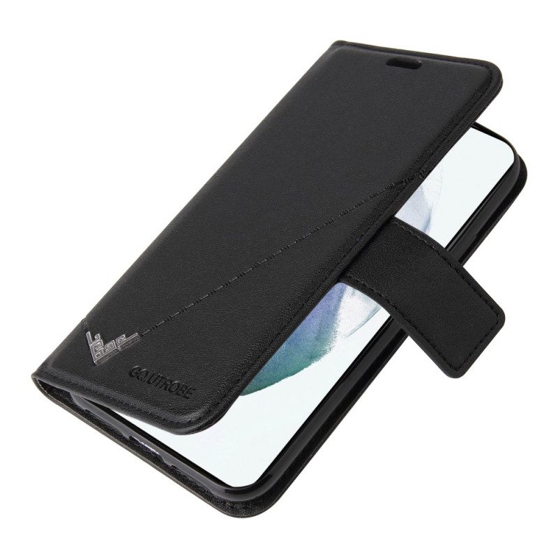 Flip Case Für Samsung Galaxy S22 5G Kunstleder Gq.utrobe