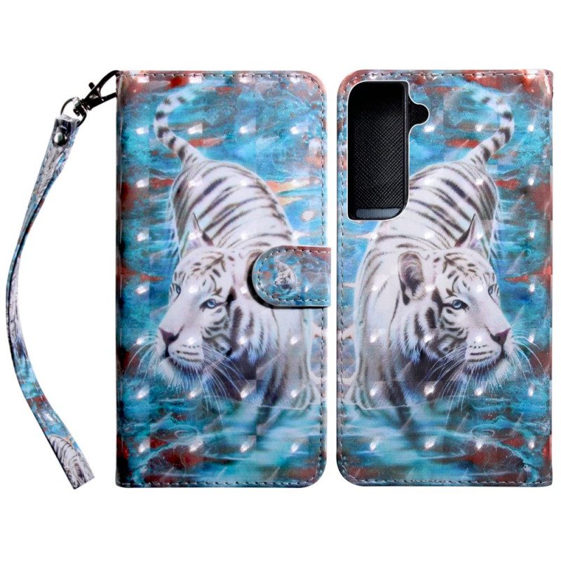 Flip Case Für Samsung Galaxy S22 5G Lucian Der Tiger