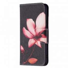 Flip Case Für Samsung Galaxy S22 5G Pinke Blume