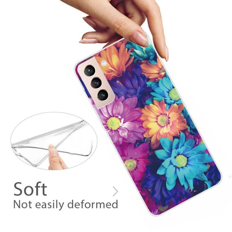 Handyhülle Für Samsung Galaxy S22 5G Flexible Blumen