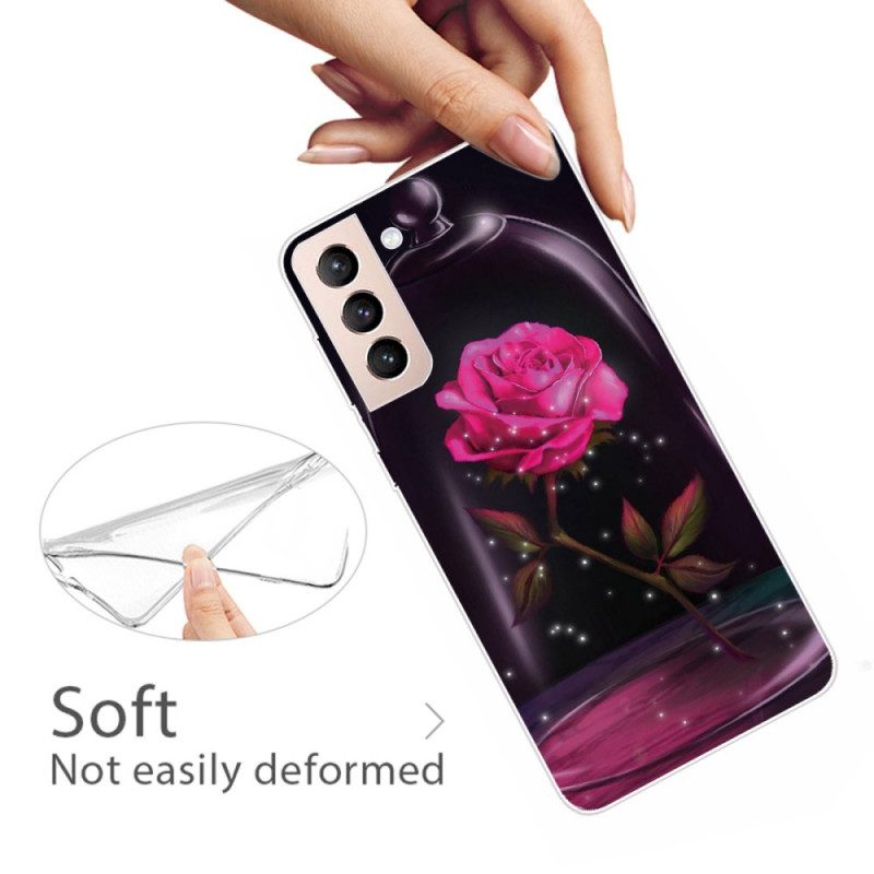 Handyhülle Für Samsung Galaxy S22 5G Magisches Rosa