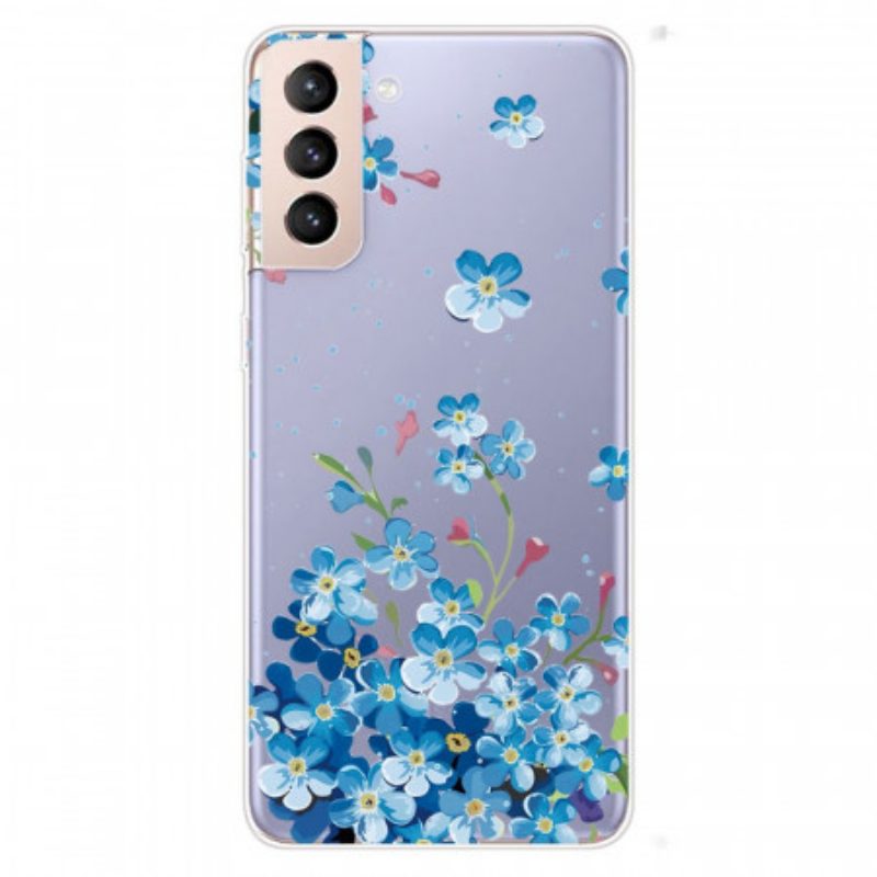 Hülle Für Samsung Galaxy S22 5G Blaue Blumen