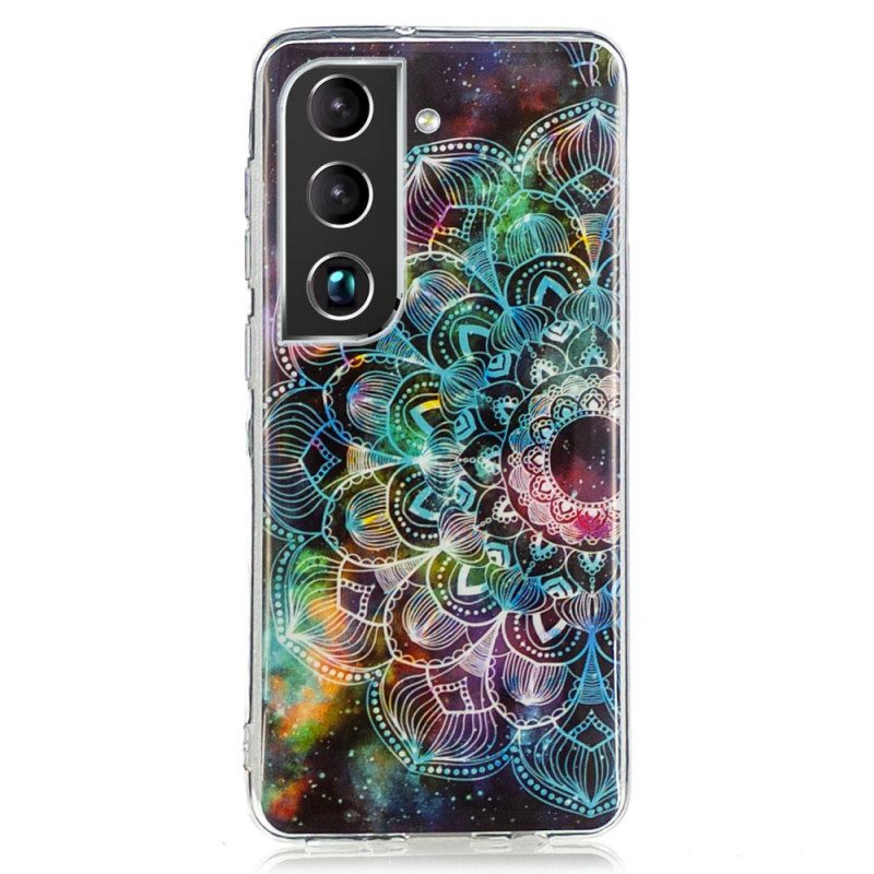 Hülle Für Samsung Galaxy S22 5G Fluoreszierende Blumenserie