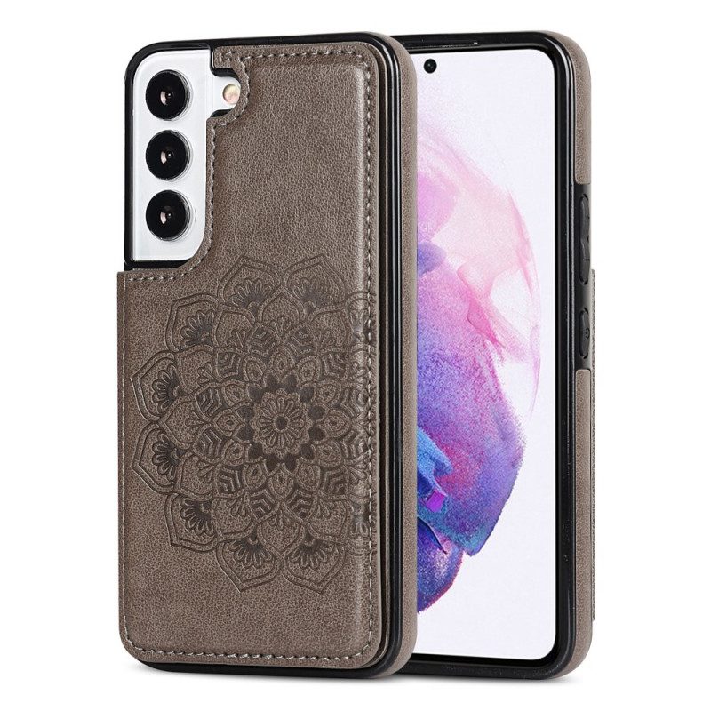 Hülle Für Samsung Galaxy S22 5G Kartenhalter Mit Mandala-print