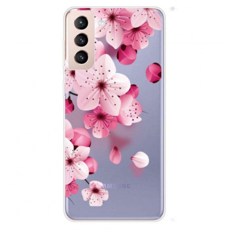 Hülle Für Samsung Galaxy S22 5G Kleine Rosa Blumen