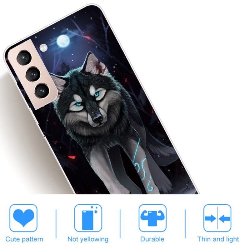 Hülle Für Samsung Galaxy S22 5G Königlicher Wolf