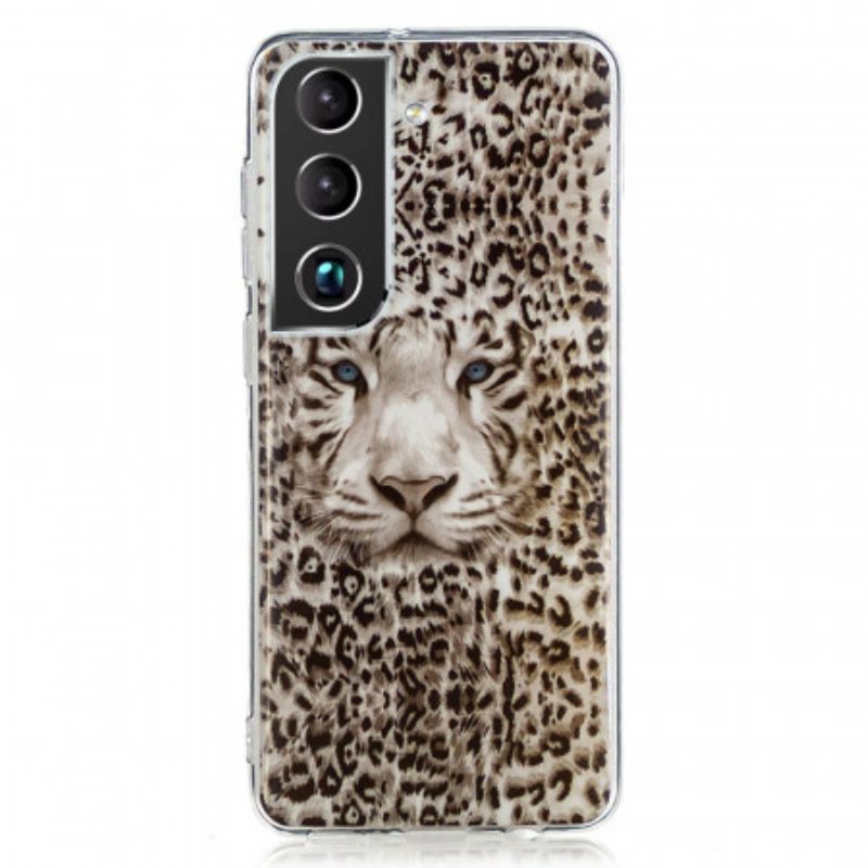 Hülle Für Samsung Galaxy S22 5G Leopard Fluoreszierend