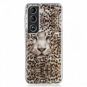 Hülle Für Samsung Galaxy S22 5G Leopard Fluoreszierend