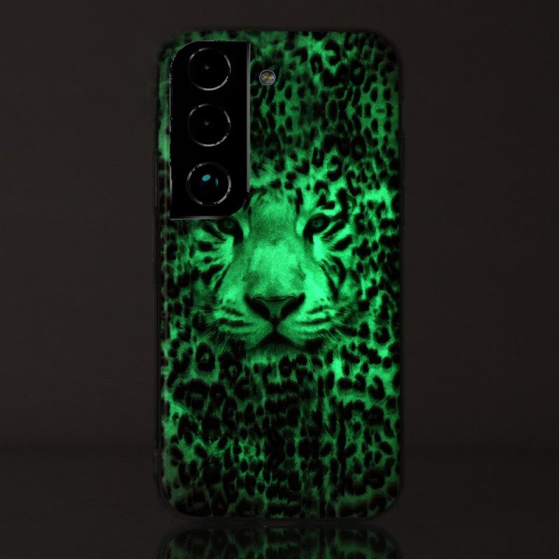 Hülle Für Samsung Galaxy S22 5G Leopard Fluoreszierend