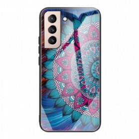 Hülle Für Samsung Galaxy S22 5G Mandala-gehärtetes Glas