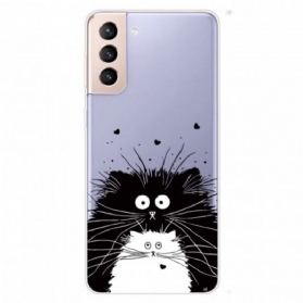 Hülle Für Samsung Galaxy S22 5G Schauen Sie Sich Die Katzen An