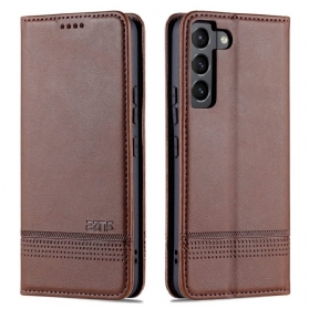 Schutzhülle Für Samsung Galaxy S22 5G Flip Case Azns Leder-styling