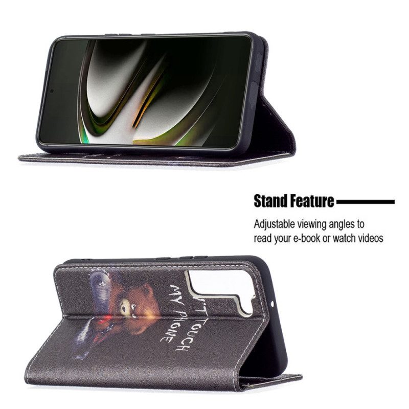 Schutzhülle Für Samsung Galaxy S22 5G Flip Case Gefährlicher Bär