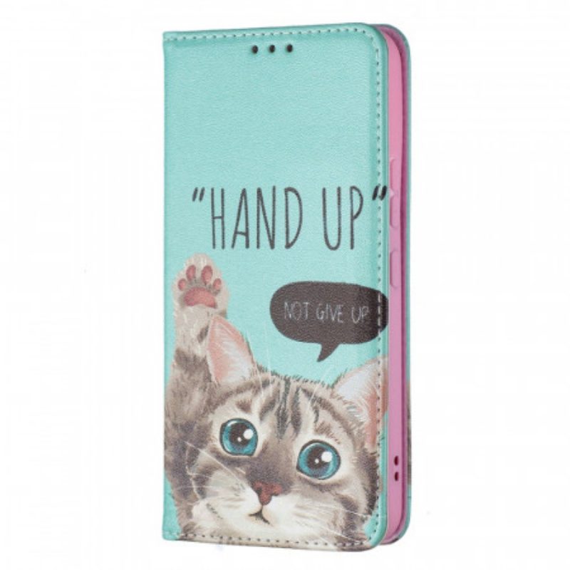 Schutzhülle Für Samsung Galaxy S22 5G Flip Case Hand-up