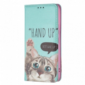 Schutzhülle Für Samsung Galaxy S22 5G Flip Case Hand-up