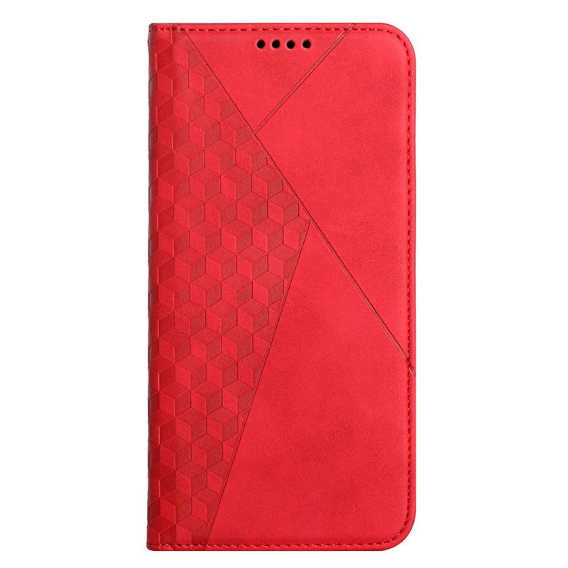 Schutzhülle Für Samsung Galaxy S22 5G Flip Case Lederstil Mit Rautenstruktur