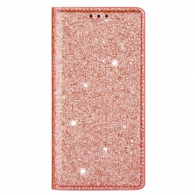 Schutzhülle Für Samsung Galaxy S22 5G Flip Case Pailletten-stil