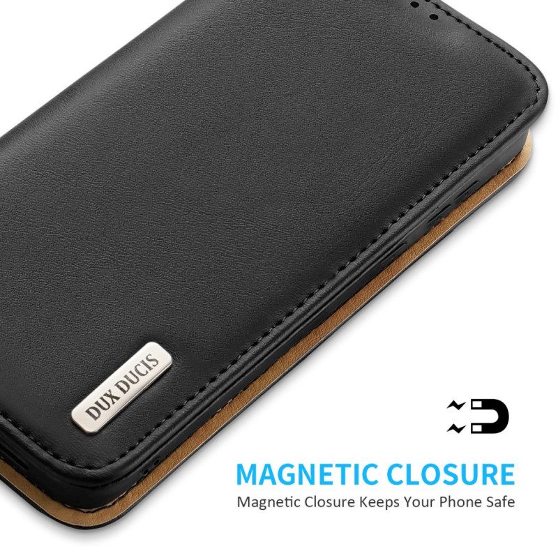 Schutzhülle Für Samsung Galaxy S22 5G Flip Case Rfid Dux Ducis