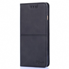 Schutzhülle Für Samsung Galaxy S22 5G Flip Case Stil Leder Couture