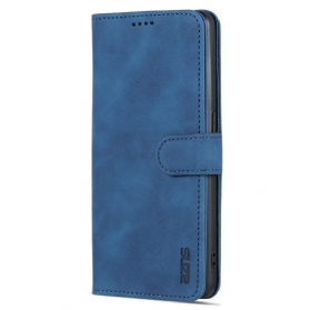 Flip Case Für Oppo Reno 8 Lite Azns Leder-styling