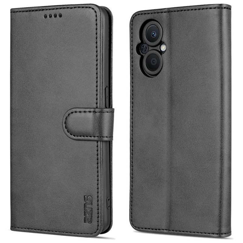 Flip Case Für Oppo Reno 8 Lite Azns Leder-styling