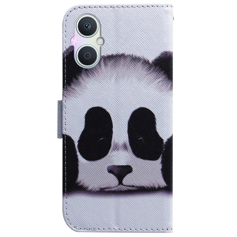 Flip Case Für Oppo Reno 8 Lite Panda