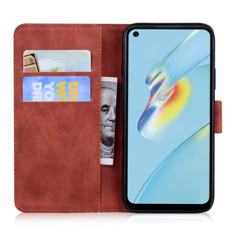 Flip Case Für Oppo Reno 8 Lite Schmetterling