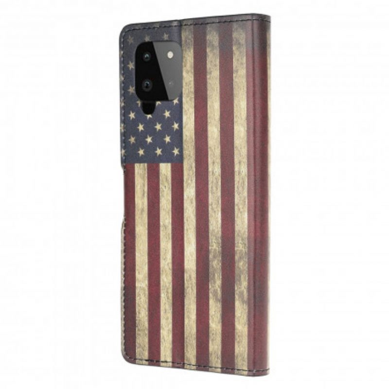 Flip Case Für Samsung Galaxy A22 Amerikanische Flagge