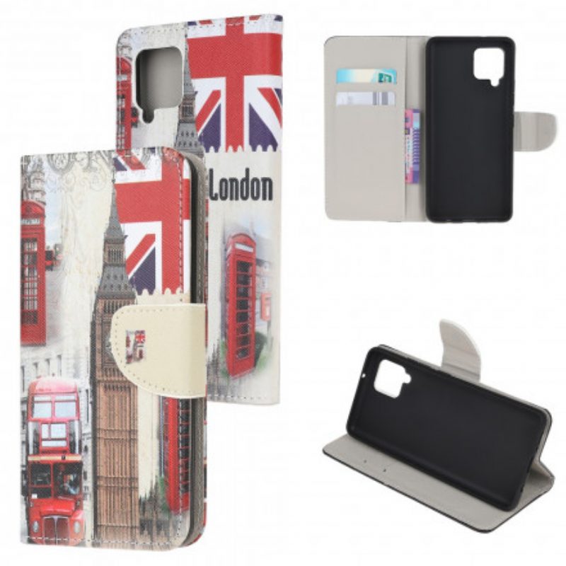 Flip Case Für Samsung Galaxy A22 Londoner Leben