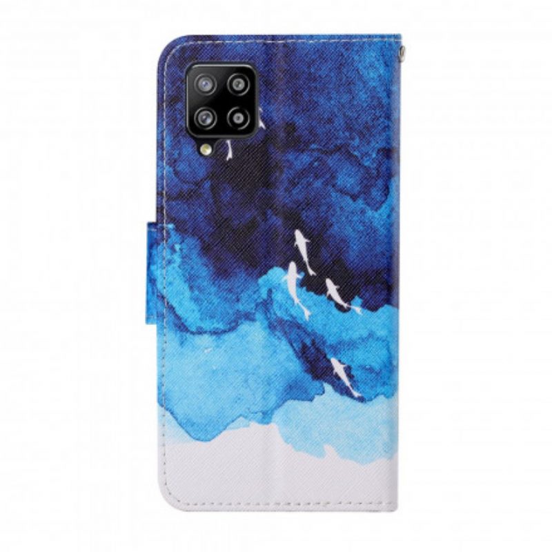 Flip Case Für Samsung Galaxy A22 Meer Mit Tanga